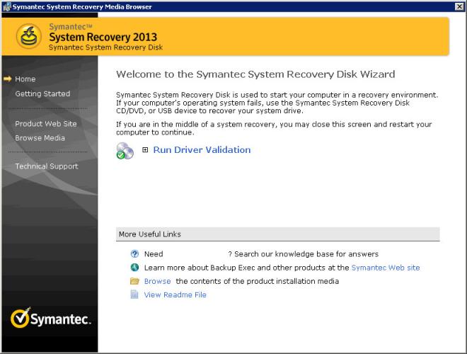 symantec system recovery disk iso download