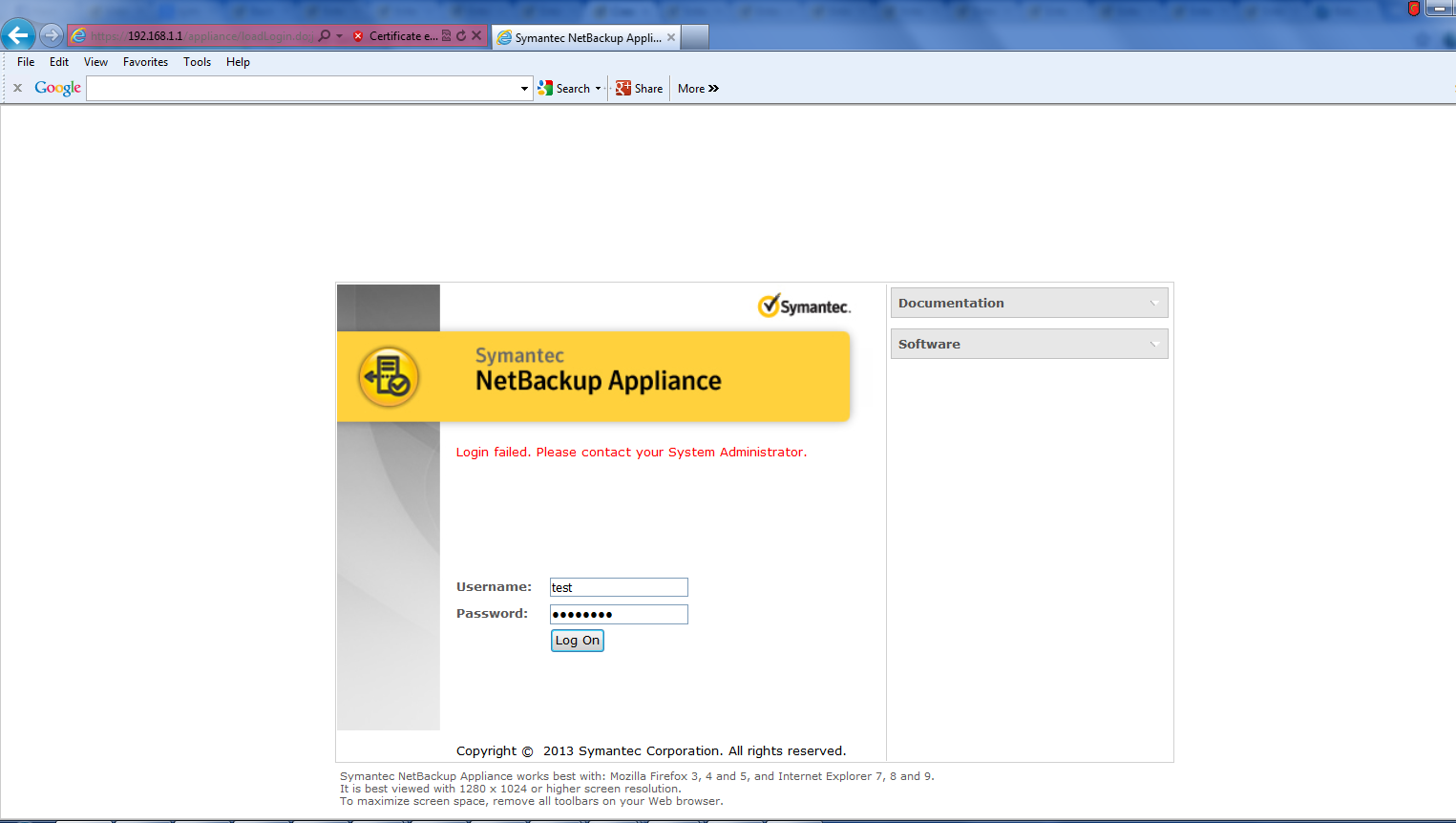 netbackup appliance 2.5.2