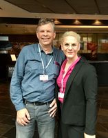 VIPs: Gertjan Alink and Caroline Kiel, at Vision Solution Day in Mainz.