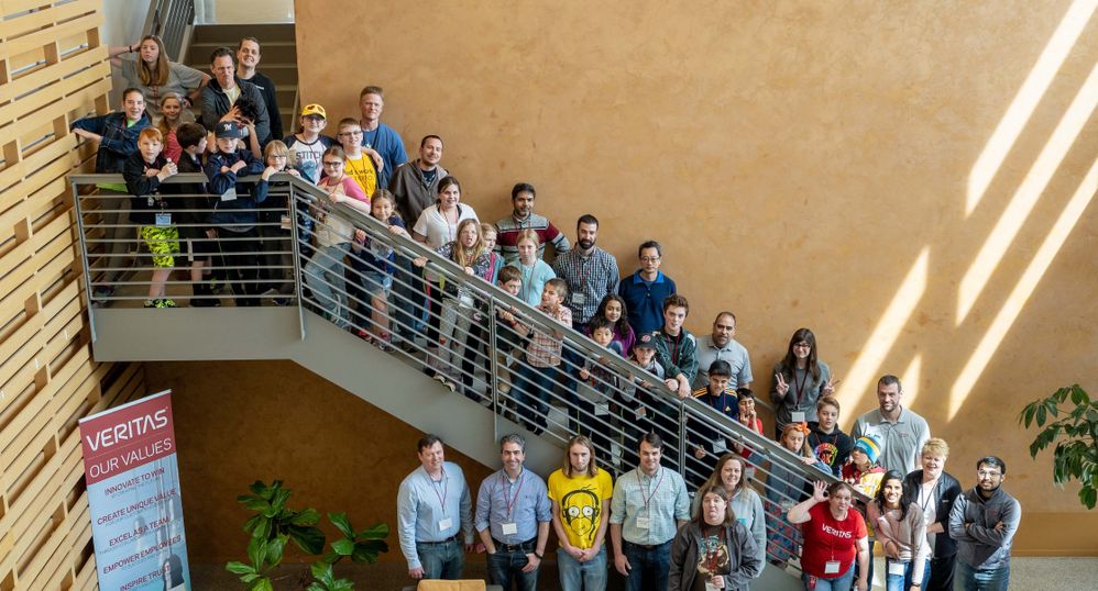 Roseville's TYKTWD attendees pose for a team photo following a day of fun engineering-focused activities.