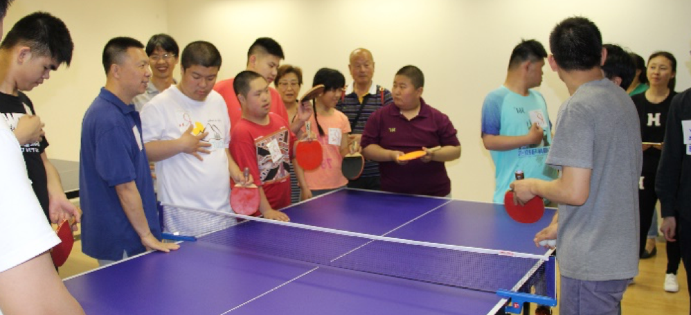 The game, ping pong, played by Veritas staff and the children of RARL was one of the children’s favorite activities of the day.