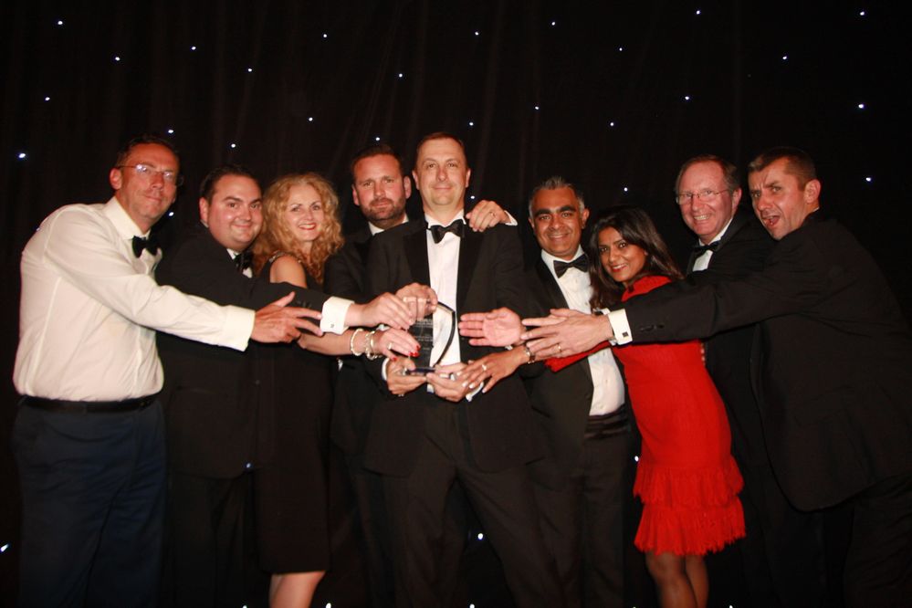 Veritas UK Team collects the Storage Magazine Award