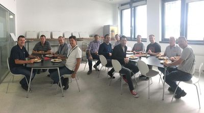 Some of our colleagues in out Munich Office, Germany