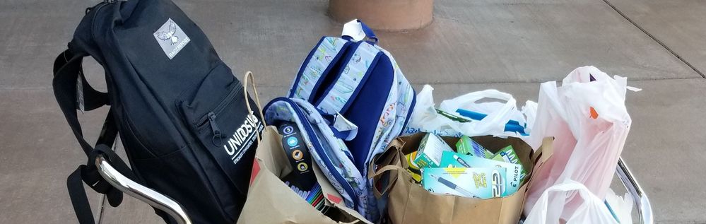 Running for just over a week, this year’s Back to School Supplies Drive garnered supplies capable of supporting several dozen families for the school year ahead.
