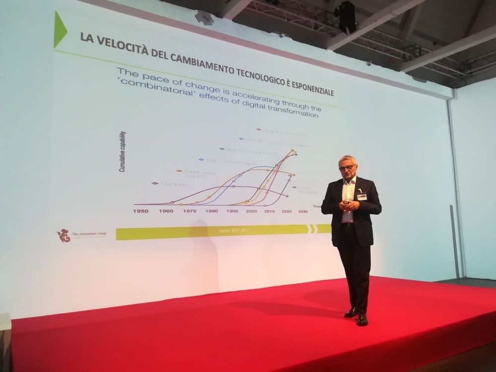 Ezio Viola talked about how organisations can utilise digital transformation and the value of data.