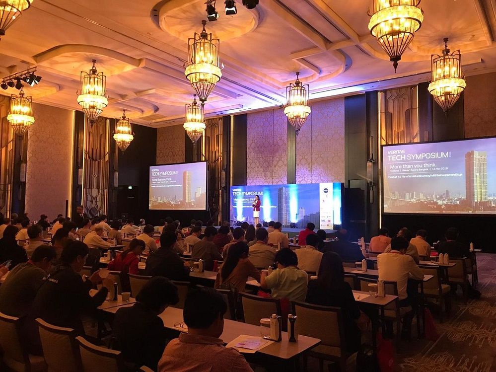Wow over 220 people attended Veritas Tech Symposium Bangkok, Thailand.