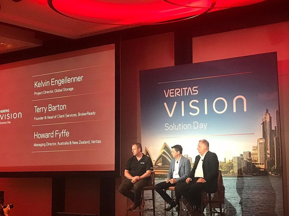 The second panel session of the day saw two of Veritas' customers share their experiences. We would like to thank all the speakers, organisers of the event, customer, partners and sponsors who all contributed to make this an amazing event. See you at the new Vision event!