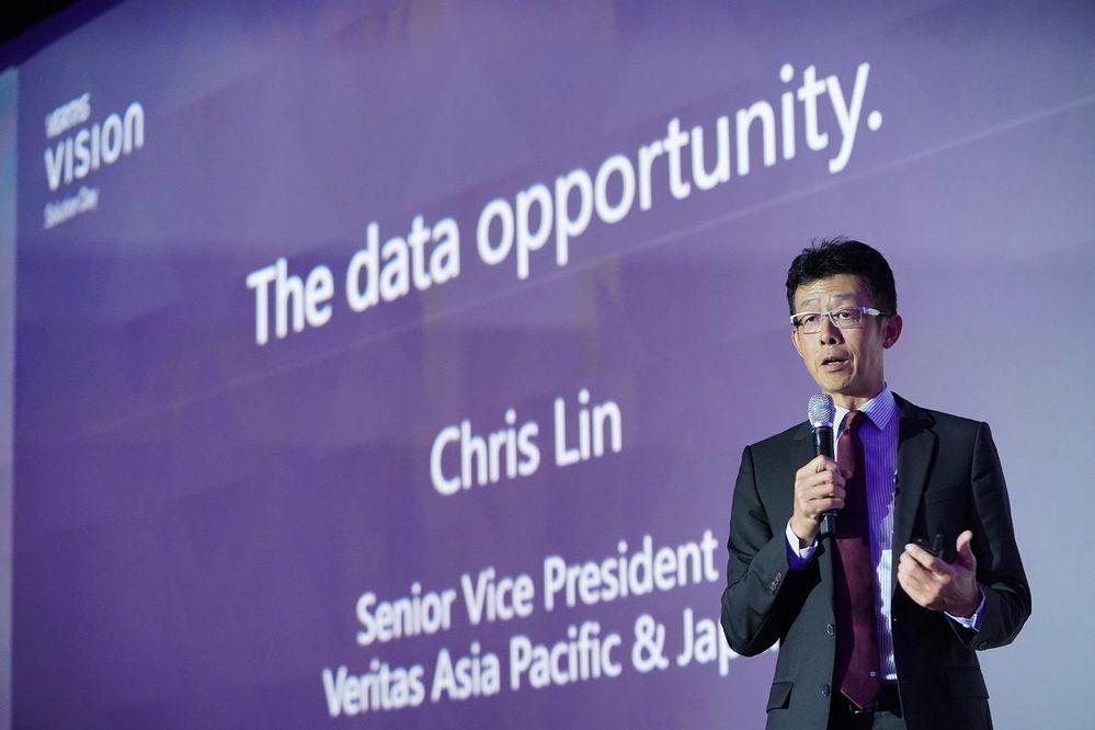 Chris Lin, SVP Asia, Pacific and Japan opened the Vision Solution Day (VSD) Seoul event.
