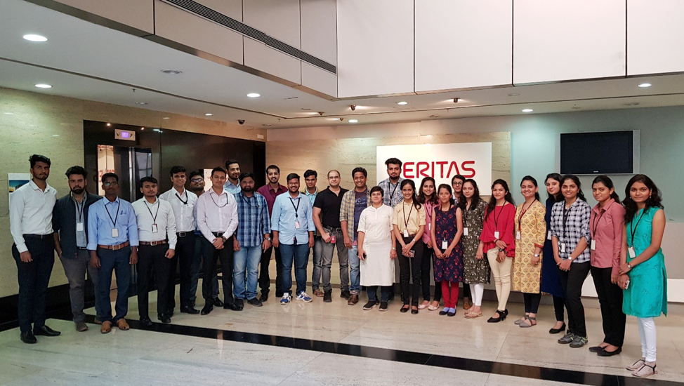 #TeamVtas out of Pune, India, alongside the office’s new Veritas University intern class.