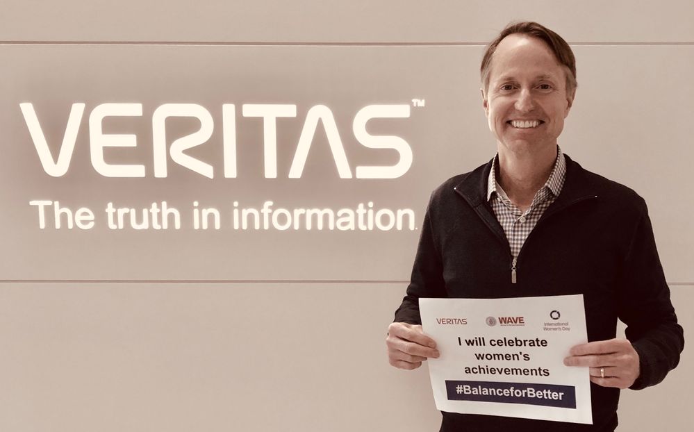 Veritas CEO, Greg Hughes, joins the company's International Women's Day 2019 events with a commitment to celebrating women's achievements in the workplace.