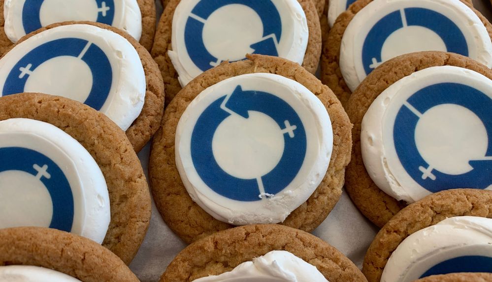The day's celebration included #BetterForBalance cookies in support of this year's #IWD2019 slogan.